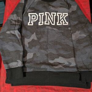 Victoria's Secret Black and Gray Sweatshirt